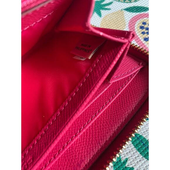 Coach Hot Pink and Brown Monogrammed Long Zip Wallet - Picture 13 of 15